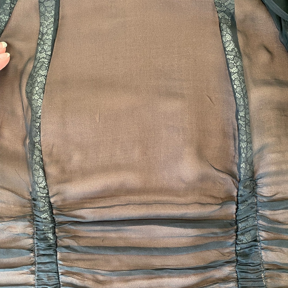 La Perla Sheer Black Maxi Dress - Picture 10 of 12
